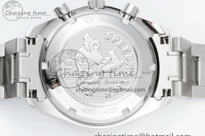 0503 Speedmaster Racing Master SS HKF Best Edition Black Dial on SS Bracelet A Versatile 7810